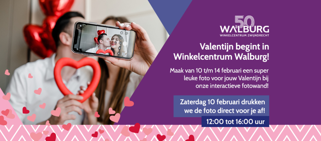 Valentijn in Winkelcentrum Walburg
